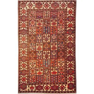 One Of The Kind Persian Bakhtiar Rug 8'5" x 5'0"